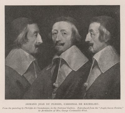 Armand Jean du Plessis, Cardinal de Richelieu by Philippe de Champaigne